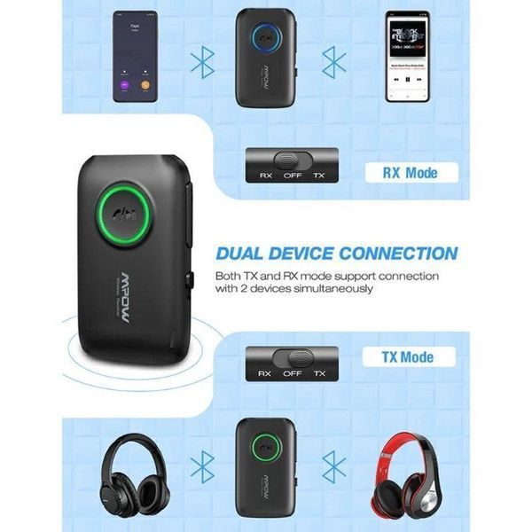 Bluetooth-адаптер 2-в-1 MPOW BH390A, Германия 5347 фото