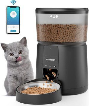 Автоматична годівниця для цуценят і кошенят Puppy Kitty, 2.4G Wi-Fi, 4 л, суха годівниця для кішок і собак, Німеччина 5318 фото